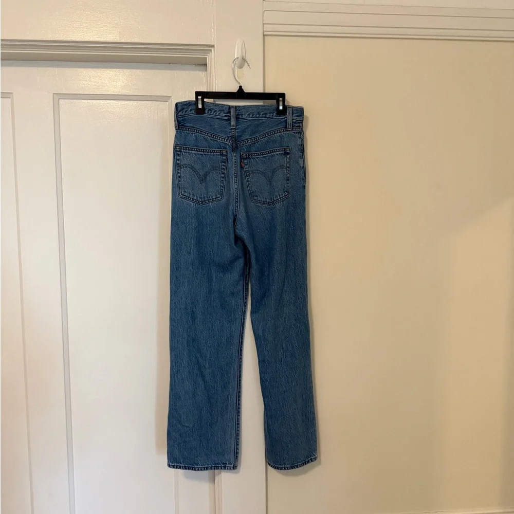 Levi's Women's Blue High Rise Jeans - Picture 4 of 5